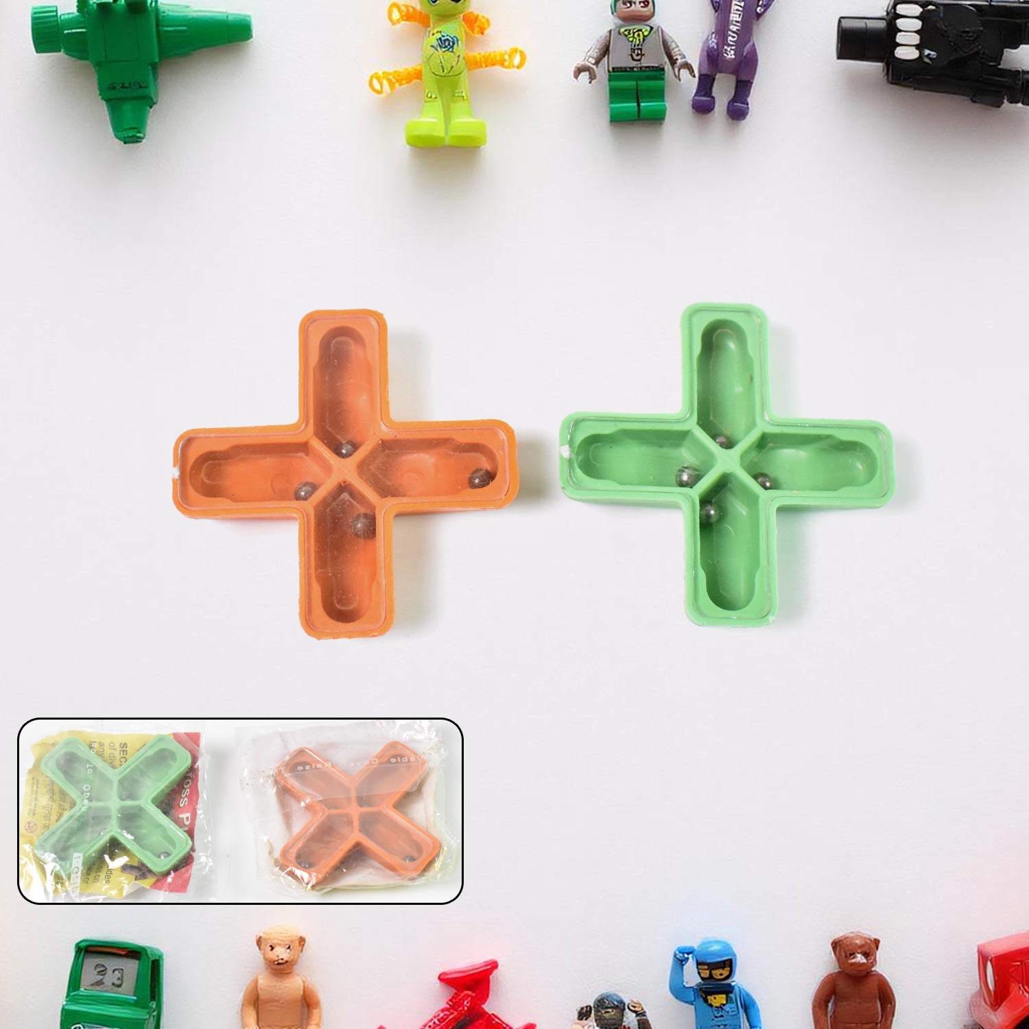 Magic Toys Magic Cross Magic Tricks Puzzle (1 Pc  Mix Color  Design) Magic Toys Magic Cross Magic Tricks Puzzle (1 Pc  Mix Color  Design)